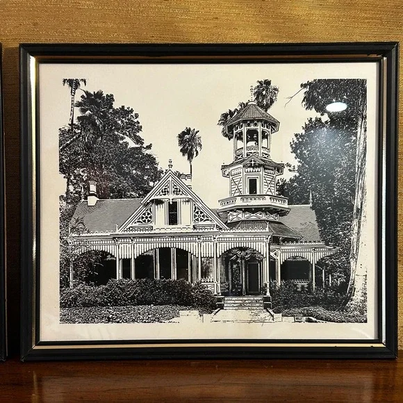 Vintage Artist signed Architectural Prints - Picture 3 of 6